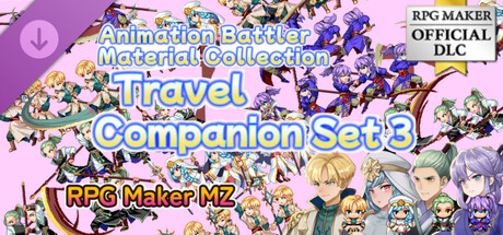 RPG Maker MZ - Animation Battler Material Collection Travel Companion Set 3