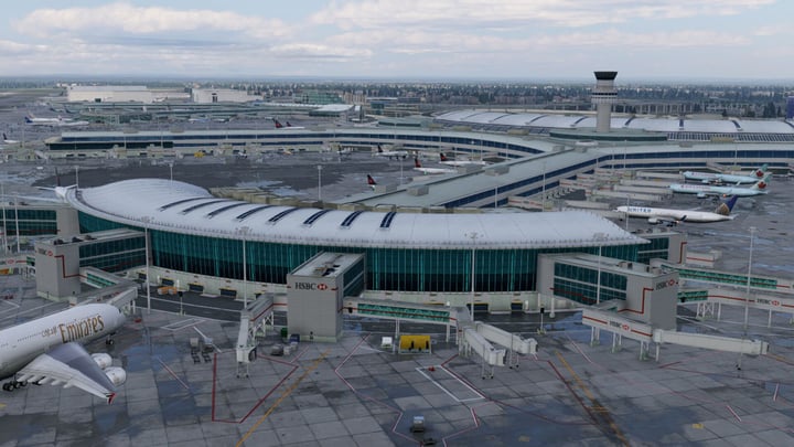 X-Plane 12 Add-on: Globall Art - Toronto Pearson International 游戏截图 3