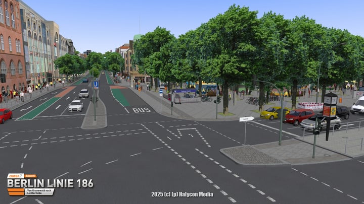 OMSI 2 Add-On Berlin Linie 186 游戏截图 1