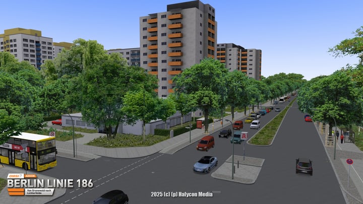 OMSI 2 Add-On Berlin Linie 186 游戏截图 2