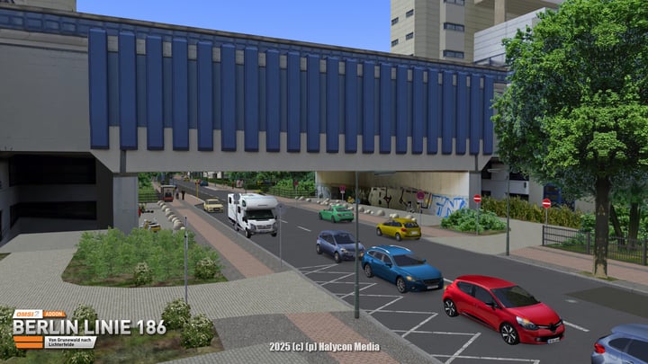 OMSI 2 Add-On Berlin Linie 186 游戏截图 3