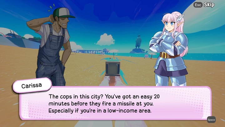 Truck-kun is Supporting Me from Another World?! 游戏截图 2