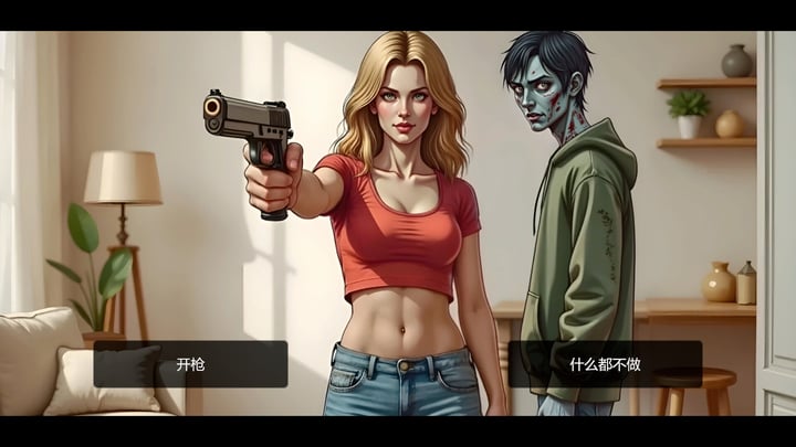 Half Dead: A Zombie Story Game 游戏截图 1