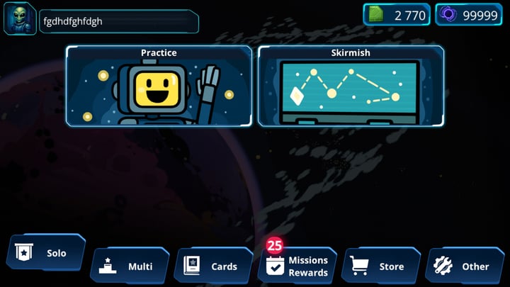 Xeno Strike CCG 游戏截图 1