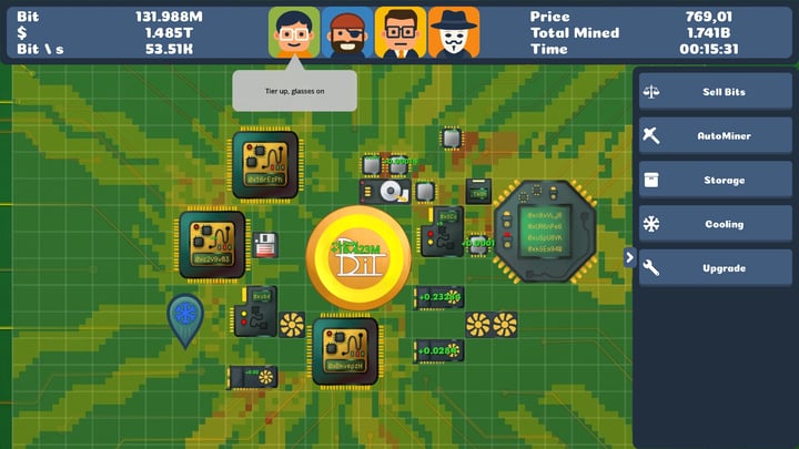 Bit Mine Clicker 游戏截图 2