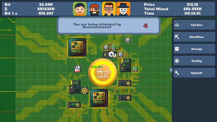 Bit Mine Clicker 游戏截图 3