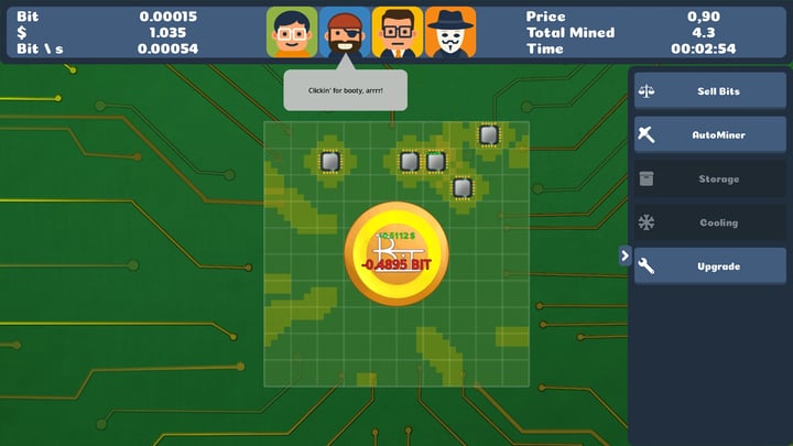 Bit Mine Clicker 游戏截图 4