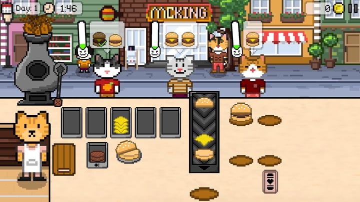 Kitty Burger 游戏截图 1