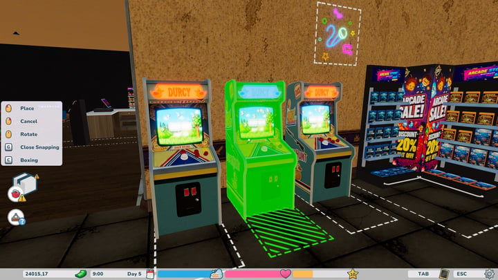 Retro Arcade Shop Simulator (Demo) 游戏截图 2