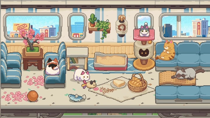 猫咪列车长 游戏截图 3