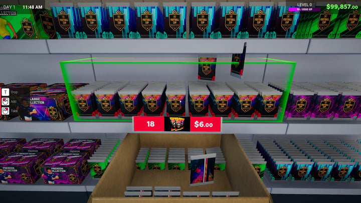 Sports Card Shop Simulator (球星卡牌店模拟器) 游戏截图 2