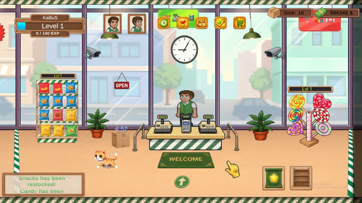 Supermarket Simulator: Idle Tycoon Clicker 游戏截图 1