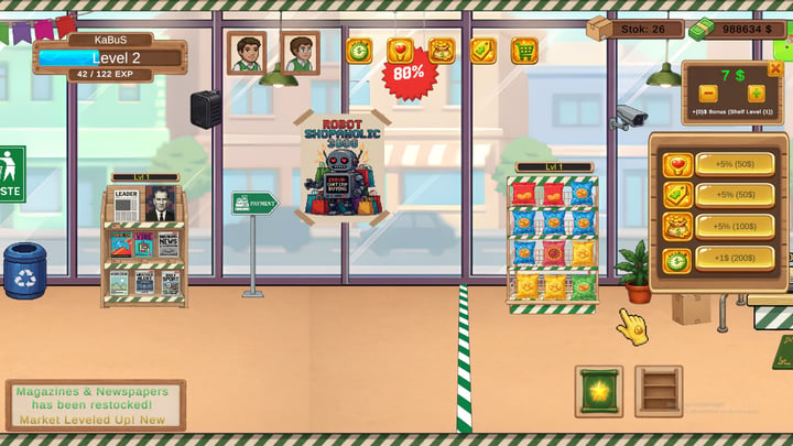 Supermarket Simulator: Idle Tycoon Clicker 游戏截图 2