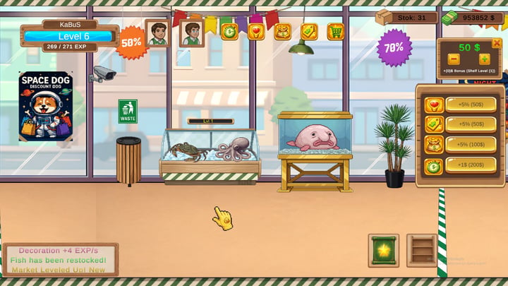 Supermarket Simulator: Idle Tycoon Clicker 游戏截图 4