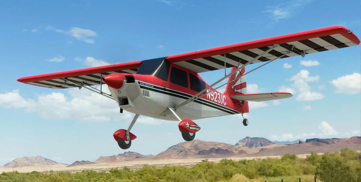 RealFlight Evolution - E-flite Super Decathlon 1.2m 游戏截图 2