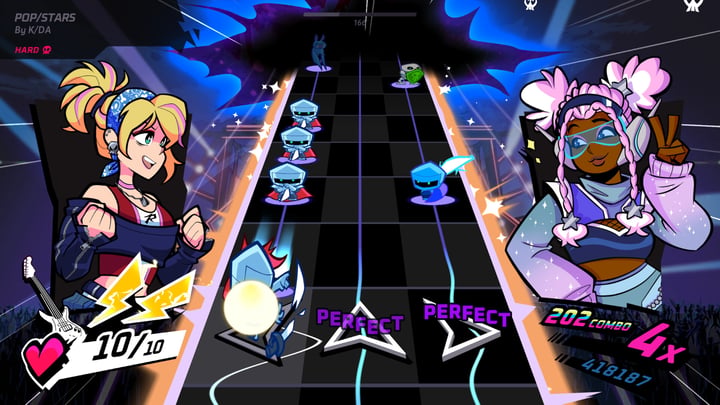 《Rift of the NecroDancer》：K/DA（拳头游戏）音乐包 游戏截图 3