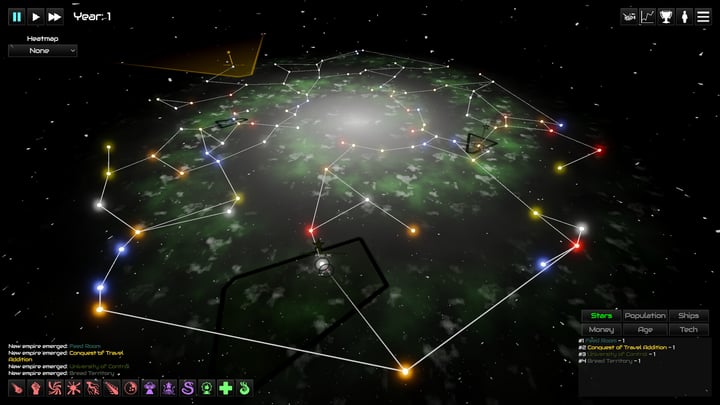 GalactiWar - Empire Simulator 游戏截图 2
