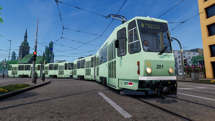 CTS 2026 - Tram DLC: Tatra KT4D 游戏截图 1