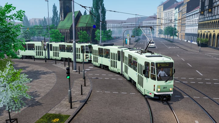 CTS 2026 - Tram DLC: Tatra KT4D 游戏截图 2