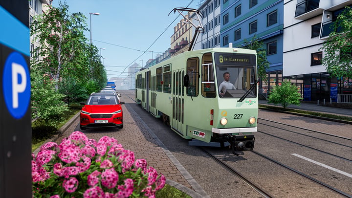CTS 2026 - Tram DLC: Tatra KT4D 游戏截图 4