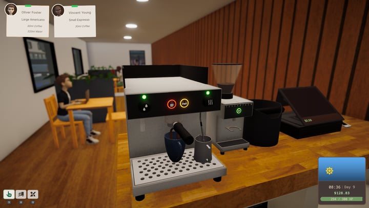Cup and Counter: Coffee Shop Simulator 游戏截图 1