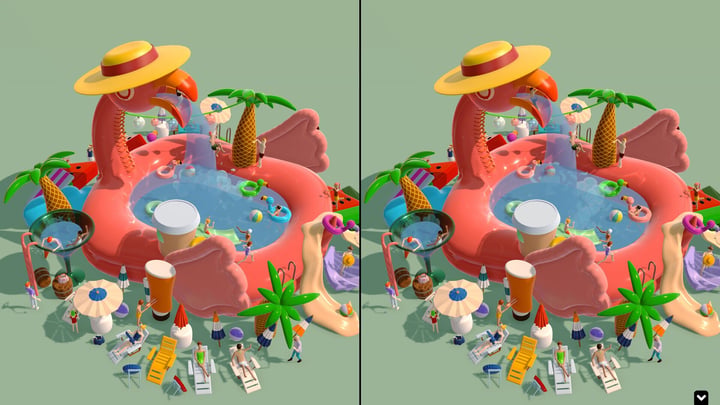 3D找茬2 - 童真 游戏截图 2