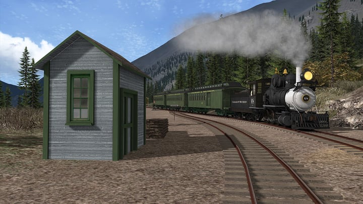 Train Simulator: Colorado & Southern Alpine Tunnel: St. Elmo - Pitkin  游戏截图 2