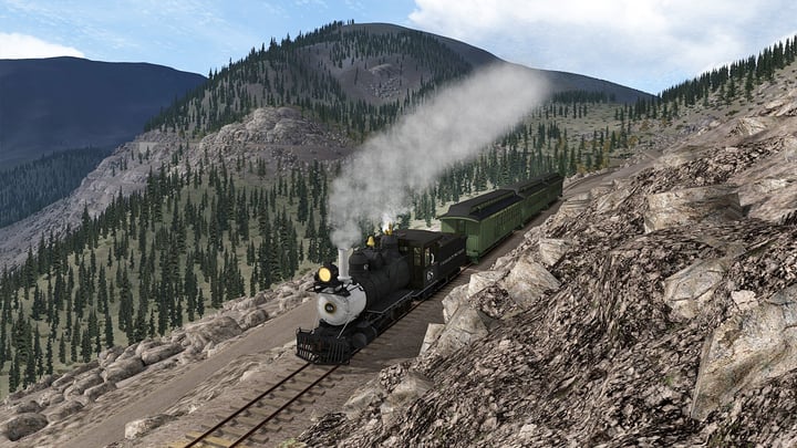 Train Simulator: Colorado & Southern Alpine Tunnel: St. Elmo - Pitkin  游戏截图 4