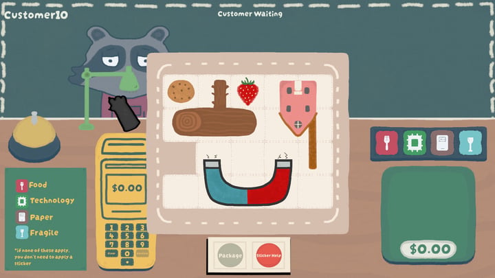Raccoon Packer: A Cozy Puzzle Game 游戏截图 1
