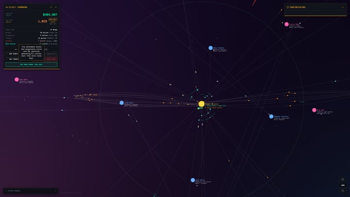 Desk Space: Idle Spacefleet clicker 游戏截图 2