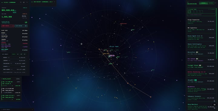 Desk Space: Idle Spacefleet clicker 游戏截图 4