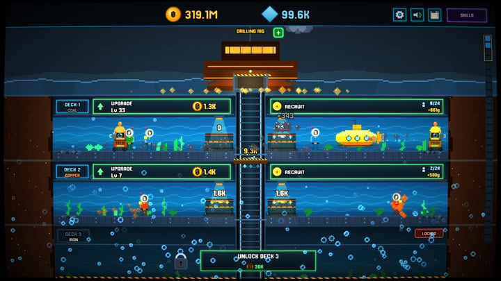 Idle Aqua Driller 游戏截图 1