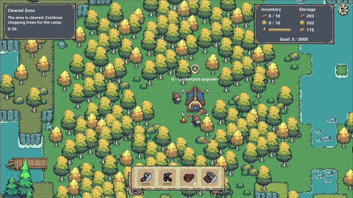 The Lumberjack's Routine 游戏截图 2