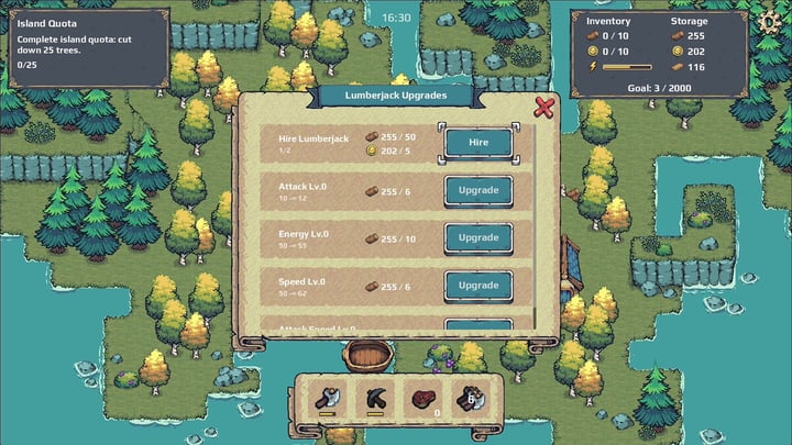 The Lumberjack's Routine 游戏截图 3