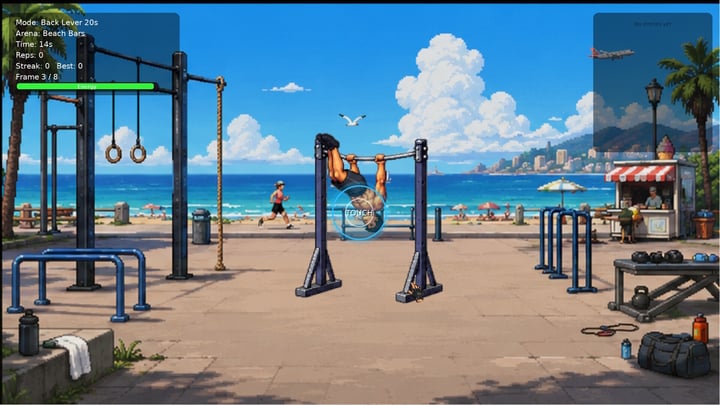 Street Workout Challenge 游戏截图 1