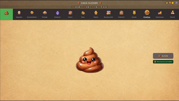 CacaClicker 游戏截图 1