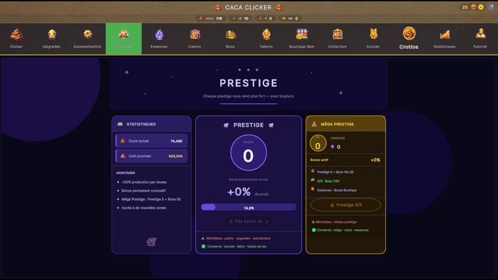 CacaClicker 游戏截图 2