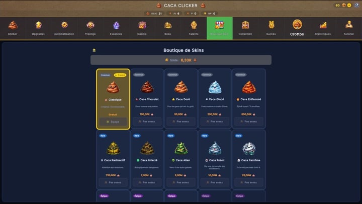 CacaClicker 游戏截图 4