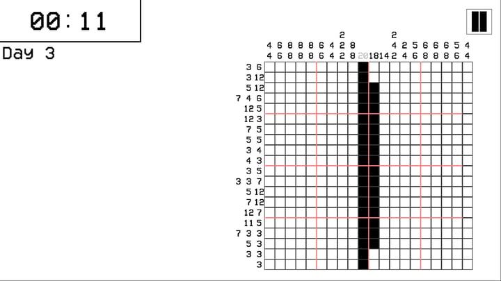 Picto-Cross: 1 Nonogram per month & more 游戏截图 3