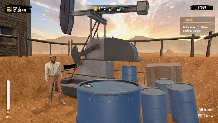 Wild West Miner Simulator: First Gun 游戏截图 3