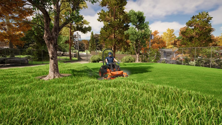 Lawn Mowing Simulator 2 Demo 游戏截图 3