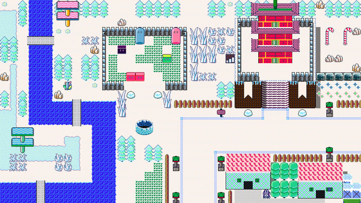 RPG Maker MZ - 100 Percent Kawaii Retro Tilesets 游戏截图 1
