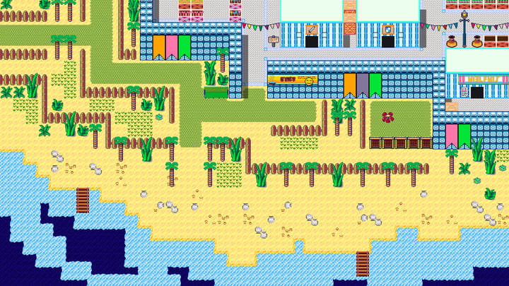 RPG Maker MZ - 100 Percent Kawaii Retro Tilesets 游戏截图 3