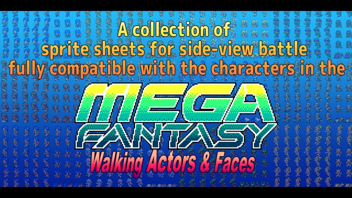 RPG Maker MZ - MEGA FANTASY SV Actors 游戏截图 2
