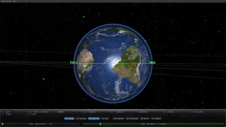 Orbital Physics Simulator 游戏截图 1