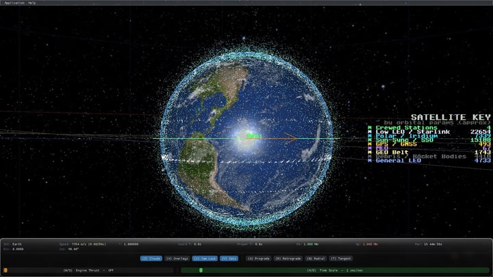 Orbital Physics Simulator 游戏截图 2