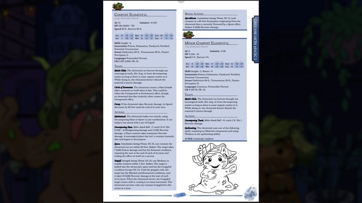 Greenhearth Magic: A companion to Greenhearth Necromancer for 5.5e 游戏截图 4