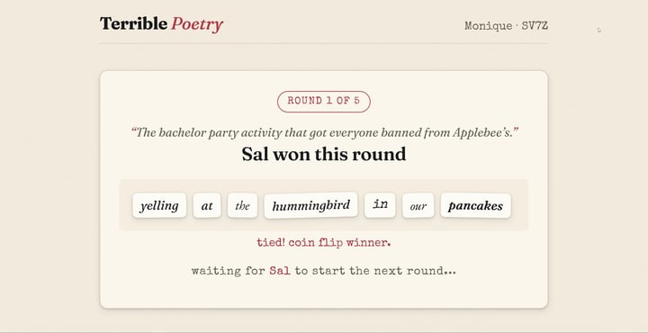 Terrible Poetry 游戏截图 1