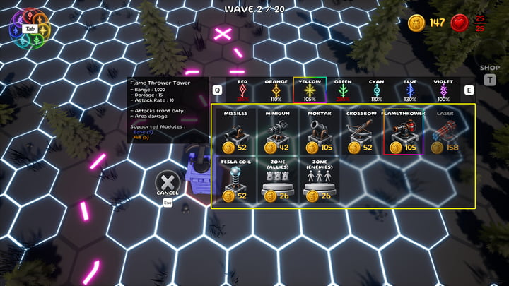 Spectrum Defense 游戏截图 1