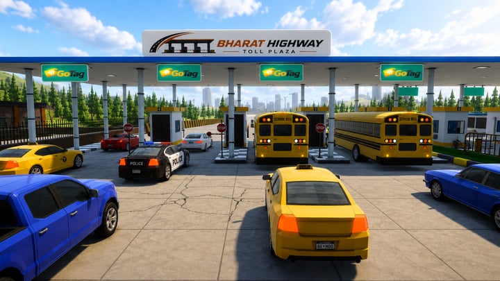 Toll Plaza Simulator 游戏截图 1